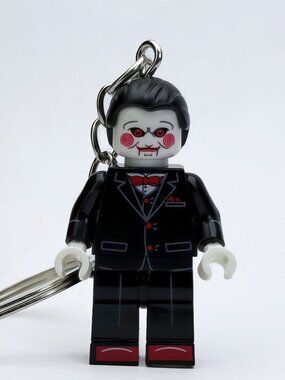 billy the puppet Horror Minifigure Keychain Custom Collectible Figure